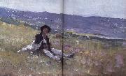 Nicolae Grigorescu Young Shepherd oil